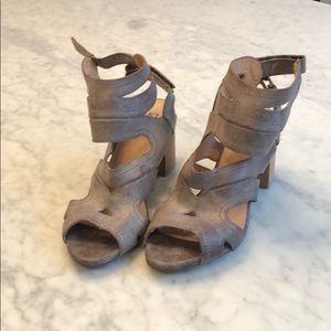 Mix Mooz BRN Leather Heel Sandal 8